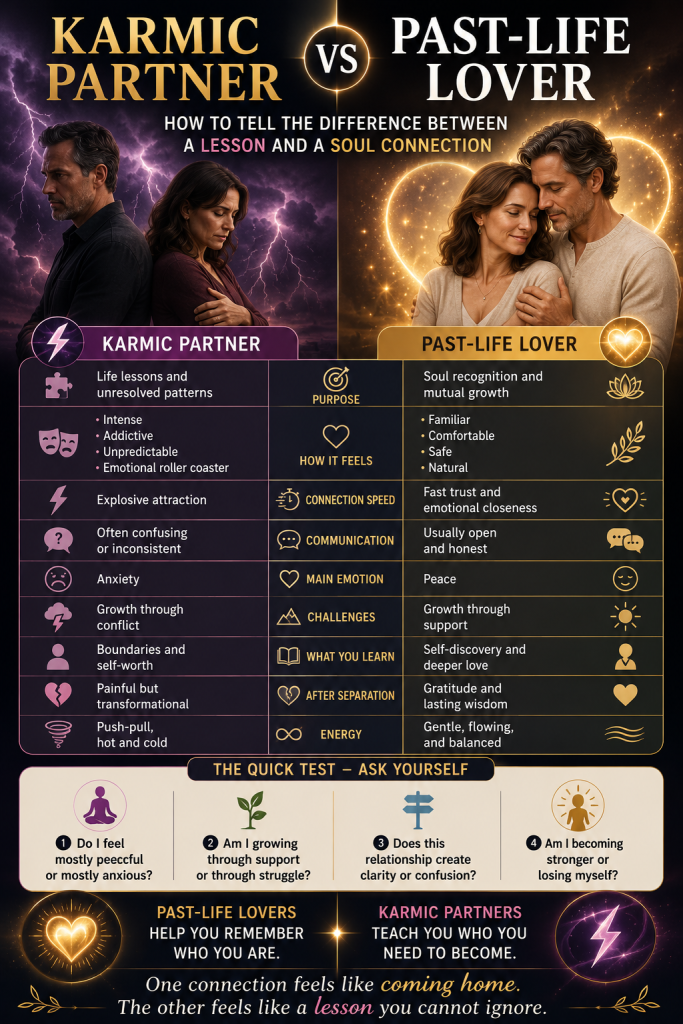 Karmic Partner vs Past-Life Lover